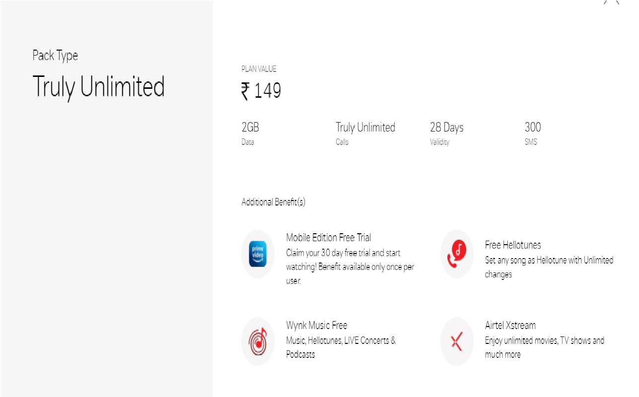 airtel 149