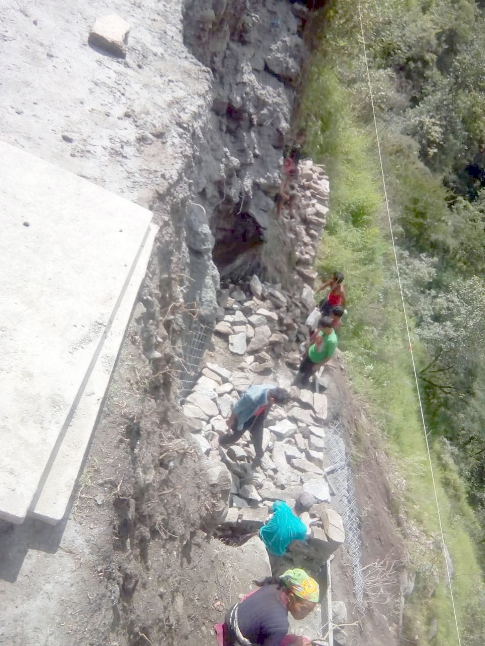 nichar bari road collapse people face broblem