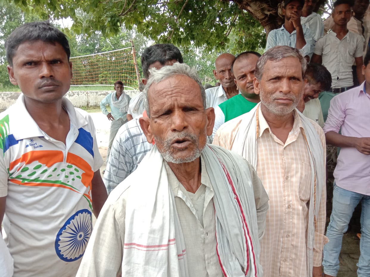 Villagers expressed their displeasure over the quota selection process