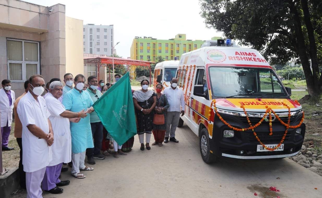 AIIMS got two hi-tech ambulances