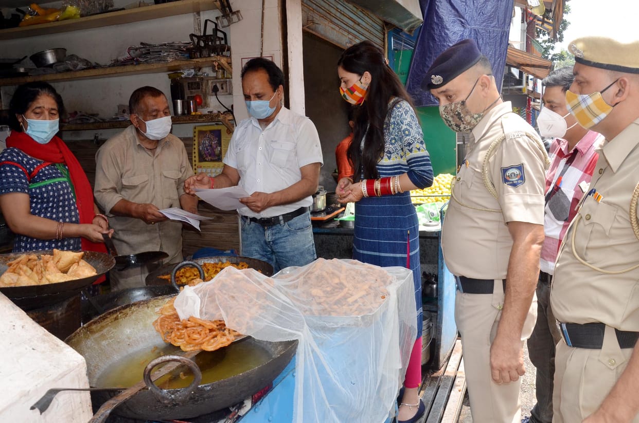Punishment for selling food without license