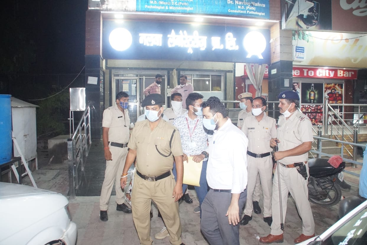 ED team conducted 13 hours search operation at Nalwa Lab, seized hard disk, mobile and documents