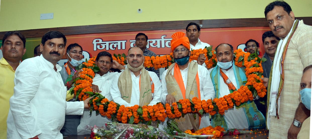 Backward class with BJP: Narendra Kashyap
