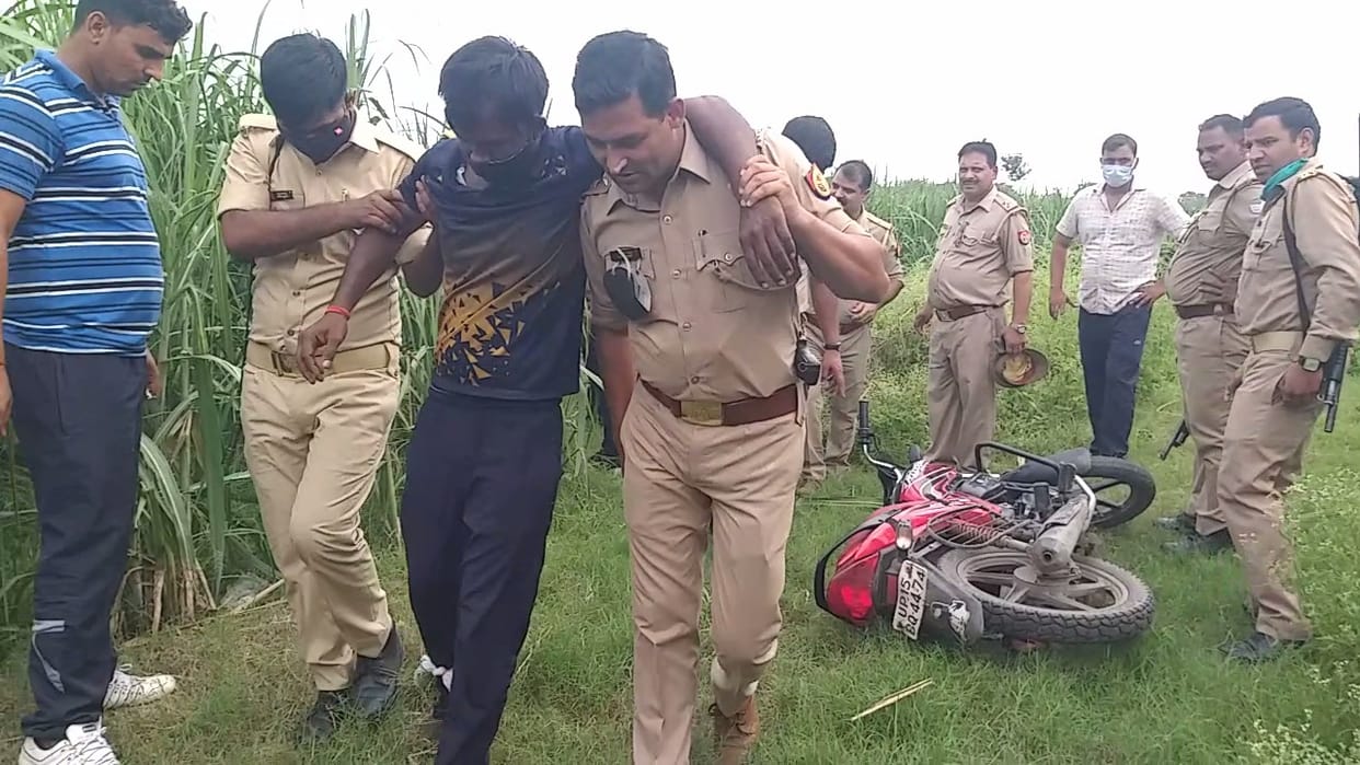 Robber caught in broad daylight encounter