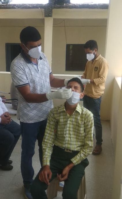 corona case in bilaspur