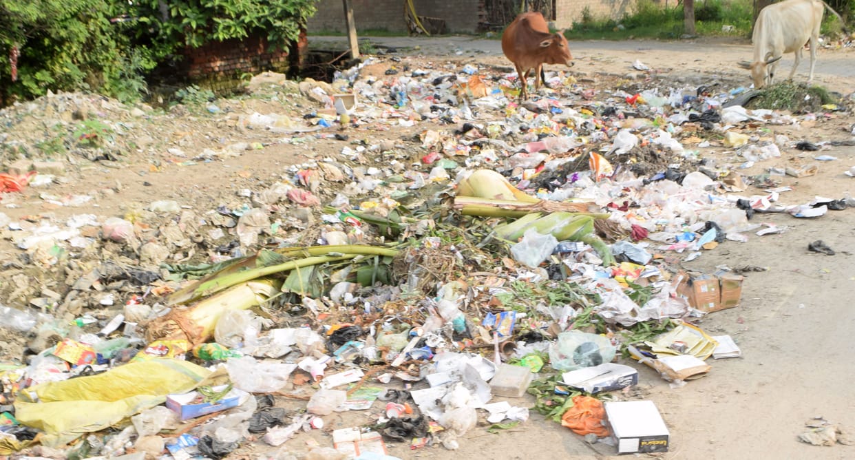 Nine garbage dumping rooms confined in files