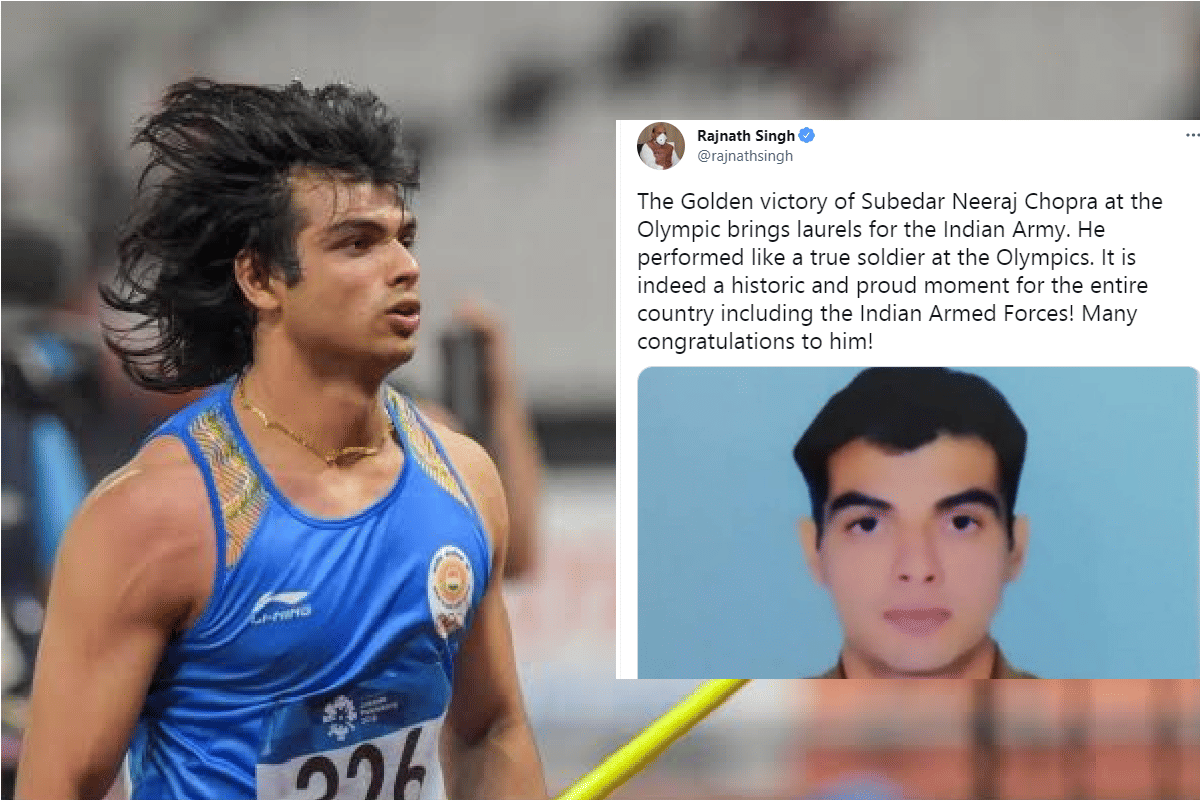 Neeraj Chopra wins Indias first gold at Tokyo Olympics social media reactions