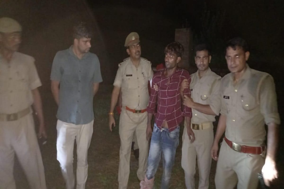 UP News: Encounter in Baghpat and three accused arrested including one injured
