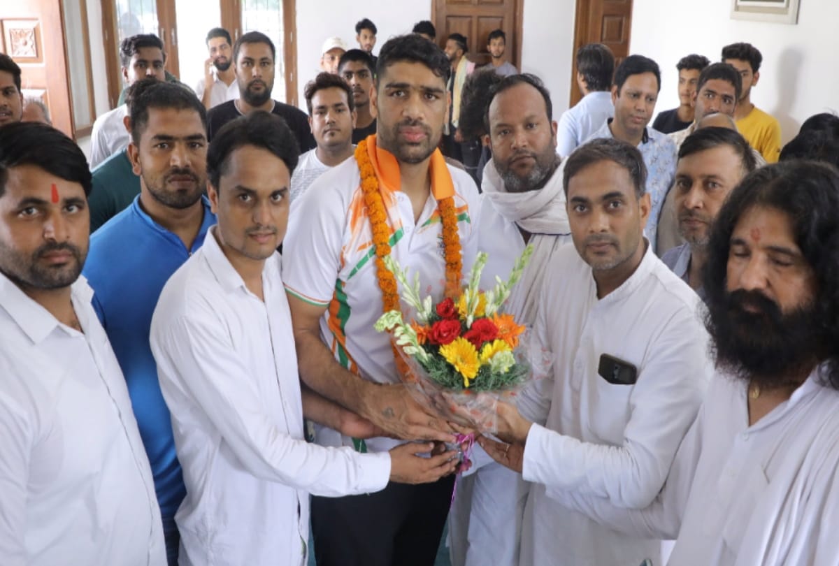 olympian satish returns home gave winning matra to youngsters know how his moral was boosted