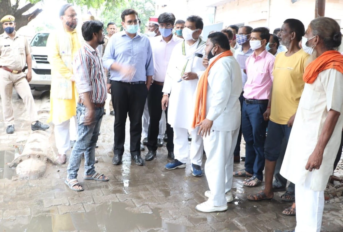Energy Minister Shrikant Sharma inspected the development works in agra