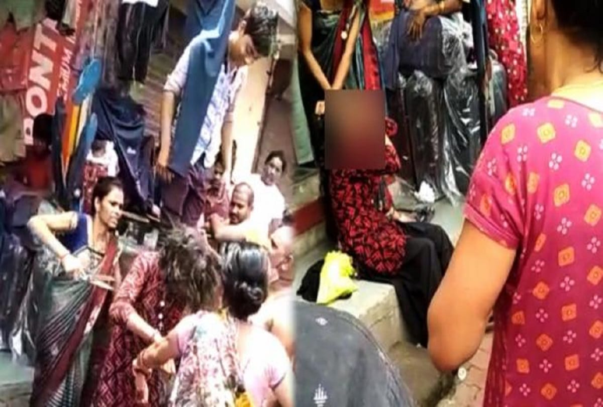 Wife cuts hair of woman in middle of street in surat gujarat suspecting her extra marital affair with her husband