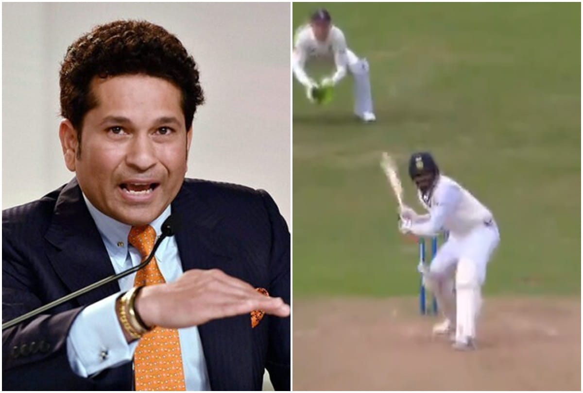 India vs England indian batsman Jasprit Bumrah hits pull shot for six off Sam Curran sachin tendulkar praised Watch video