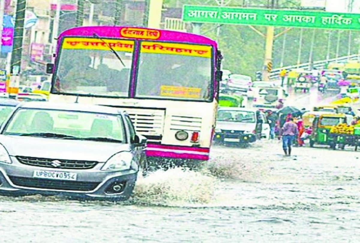 ten pumps will be installed to drain the water during cm yogi visits in agra