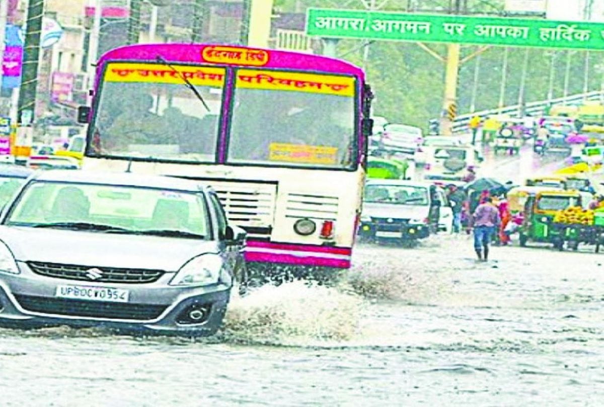 ten pumps will be installed to drain the water during cm yogi visits in agra