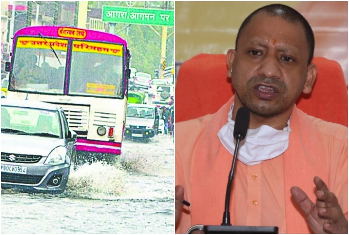 ten pumps will be installed to drain the water during cm yogi visits in agra