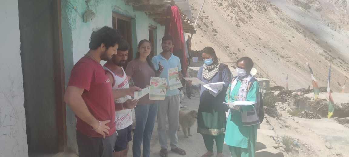 tb patient finding dirve starting in kinnaur
