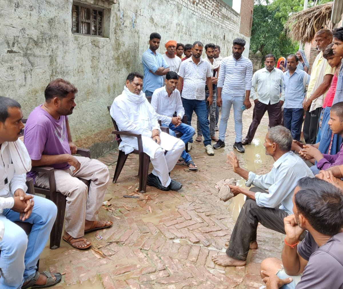 Former MLA met the victim's family