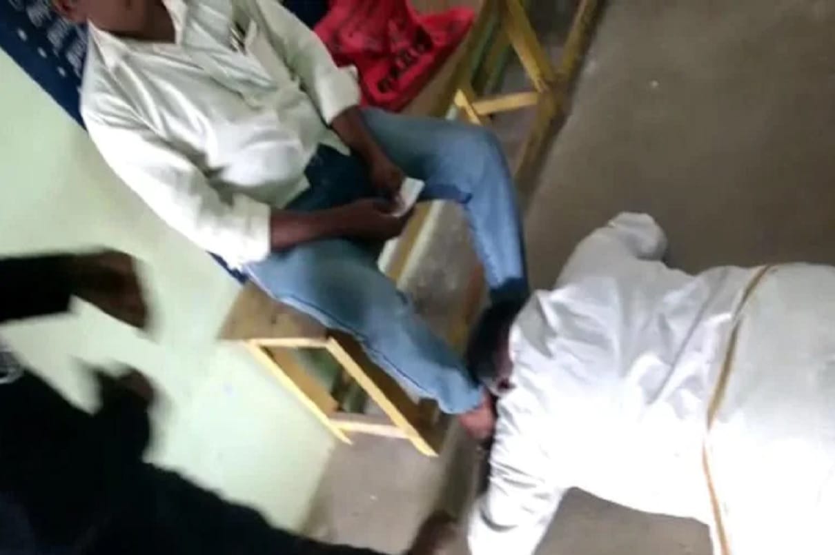 Dalit govt employee falls at feet of upper caste man in Coimbatore video goes viral