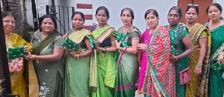 In the Teej festival, women danced on the Malhars of Sawan