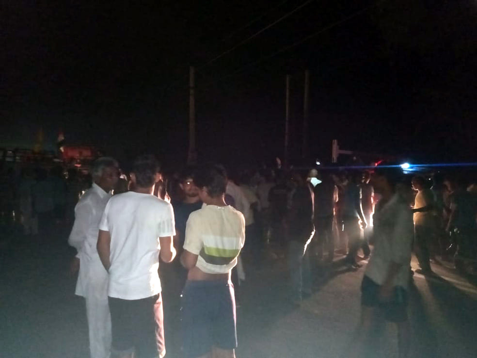 Villagers, troubled by frequent power cuts, blocked the highway for two and a half hours