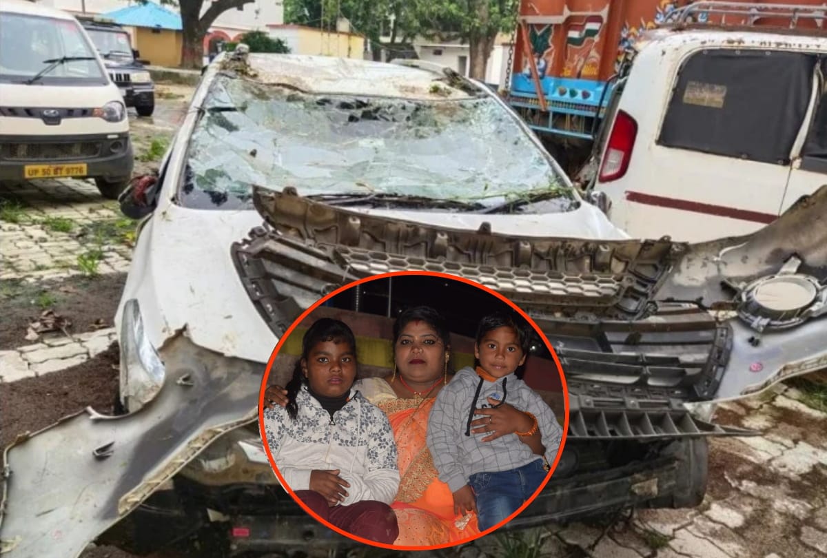 Five people including mother two children died in road accident at mau