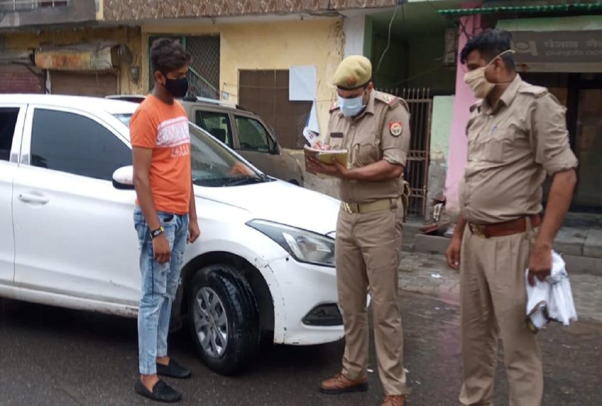 stunting on road at ghaziabad video goes viral police cut 62 thousand challan