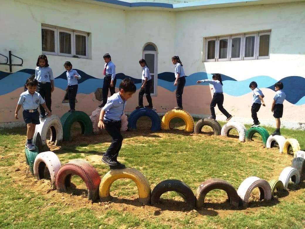 Children of Motilal Nehru Public School learned the tricks of theater