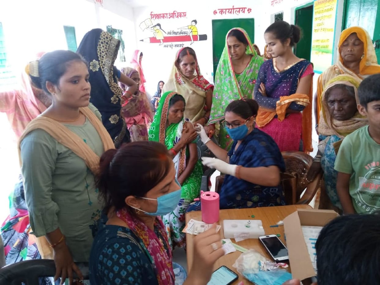 Shock to vaccination campaign due to not getting enough vaccine