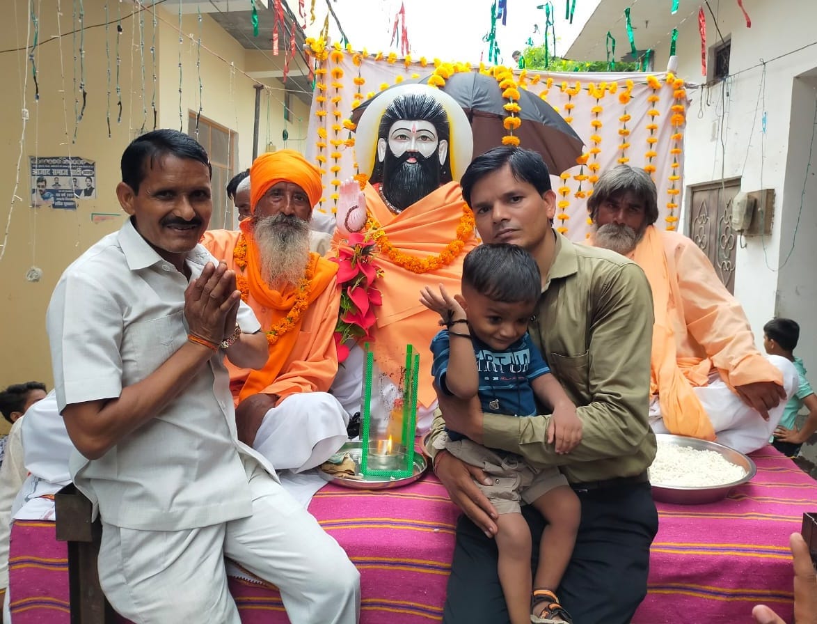 After the city parikrama, the life-consecration was done with pomp