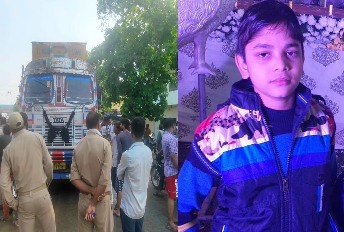 Grandson who went to visit with grandfather crushed by truck in firozabad