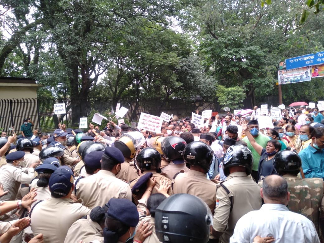 uttarakhand news : uttarakhand state agitators chief minister house march today