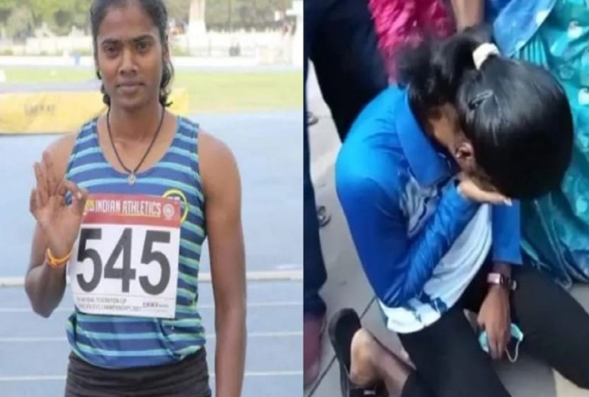 India Atheletes Dhanalakshmi Shekhar breaks down after knowing her sister had died When she was participate in Tokyo olympics 2021
