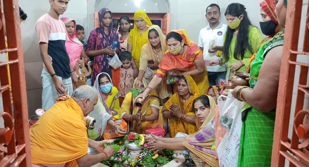 mainpuri news,sawan,chandreshwar mahadev,bhim sen maharaj mandir,shiva devotees