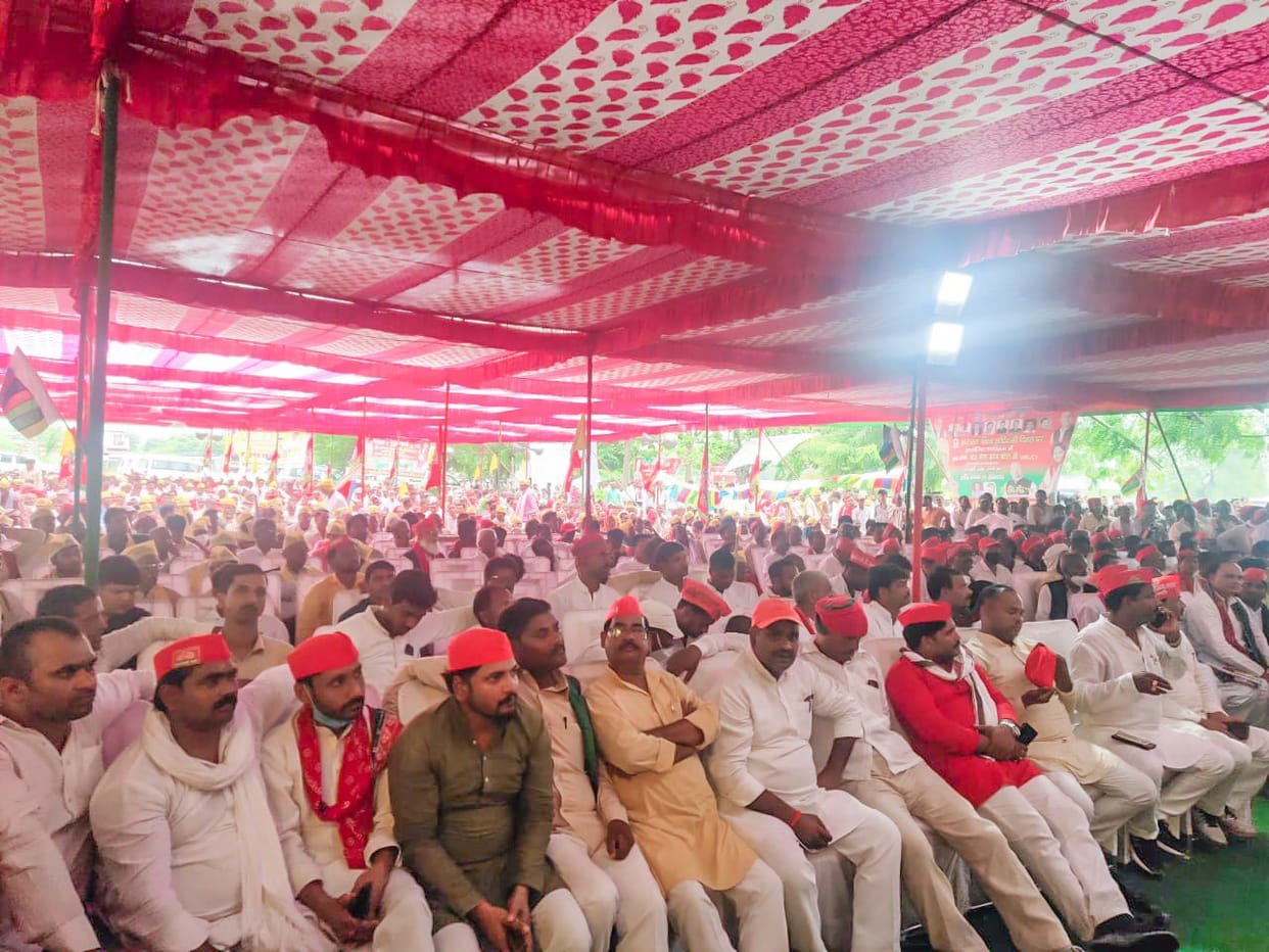 World Tribal Day Samajwadi party State President naresh uttam patel in Sonebhadra said BJP just take votes of tribals but  did not give any rights