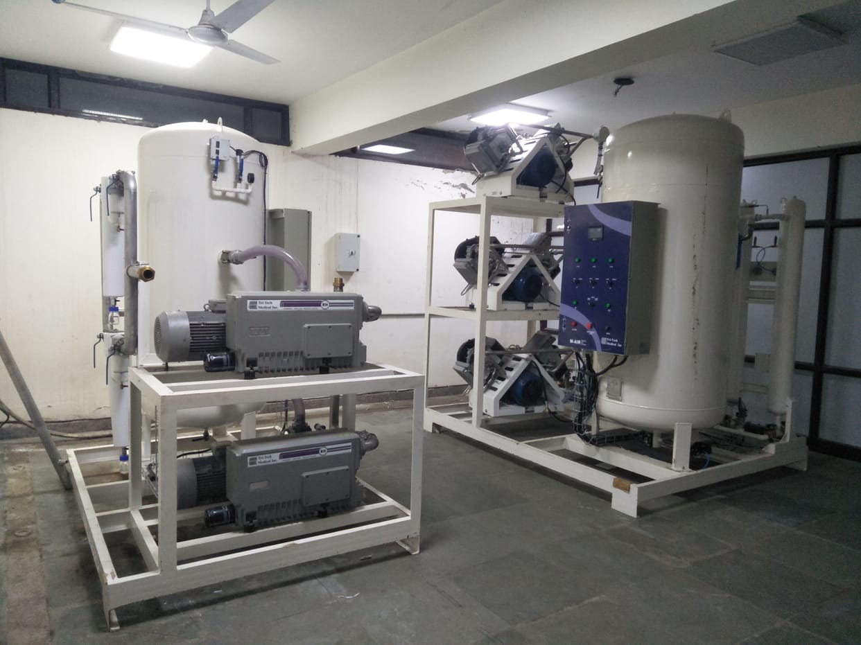 After the railway, now the oxygen plant reached the Cantonment Civil Hospital, ready for the third wave