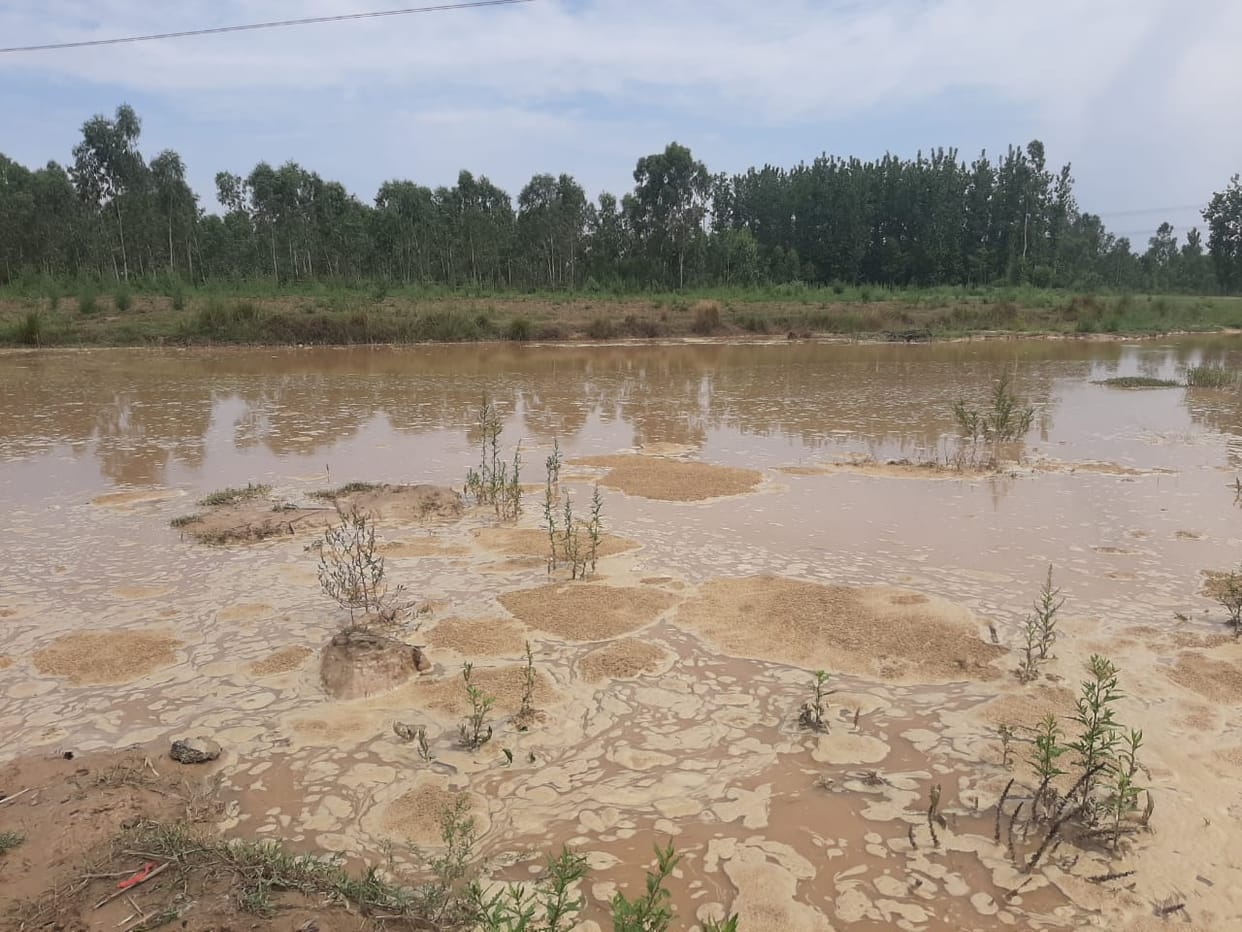 Water level of Baneli river increased, people upset
