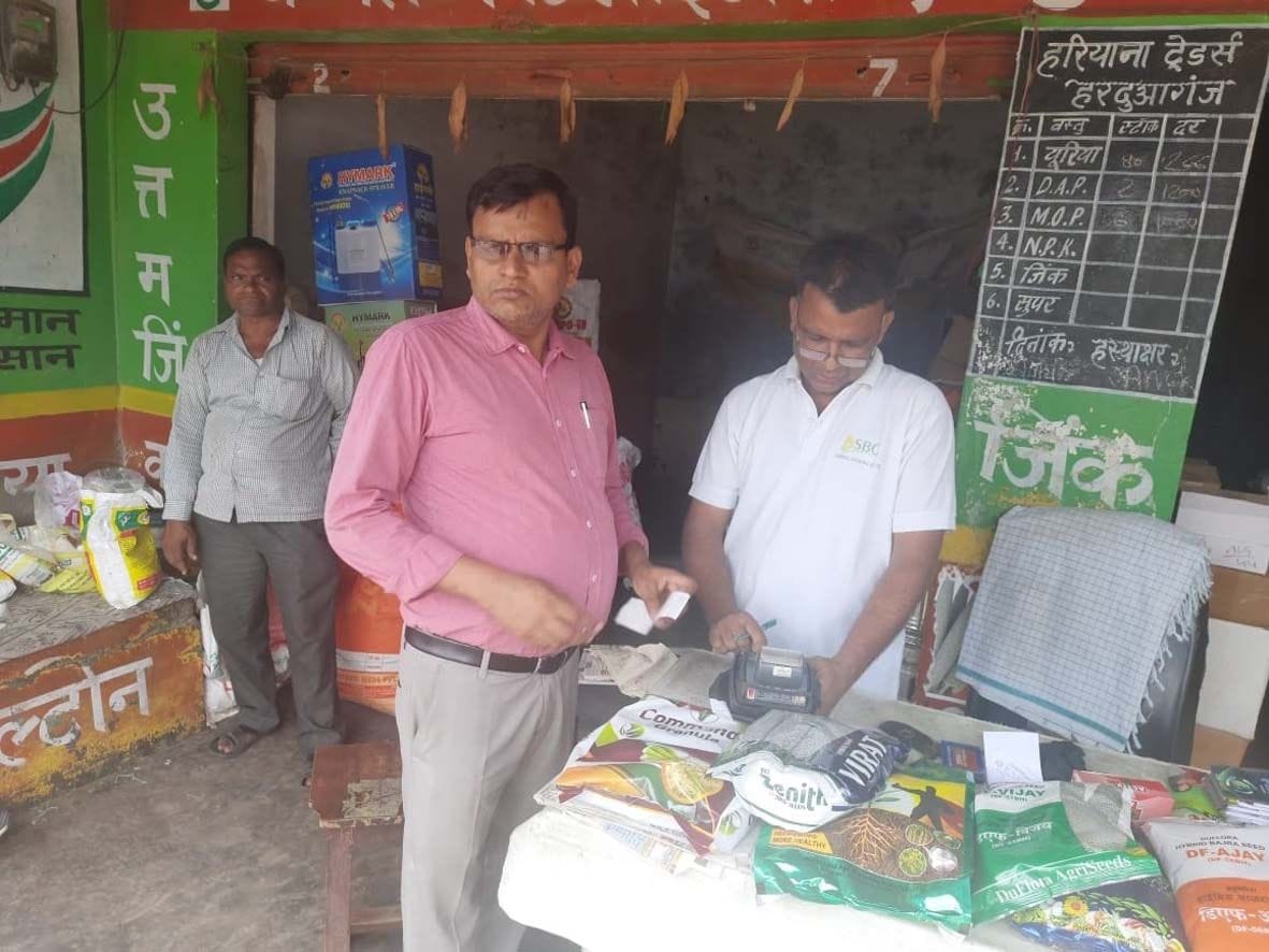 Raid on fertilizer seed shops