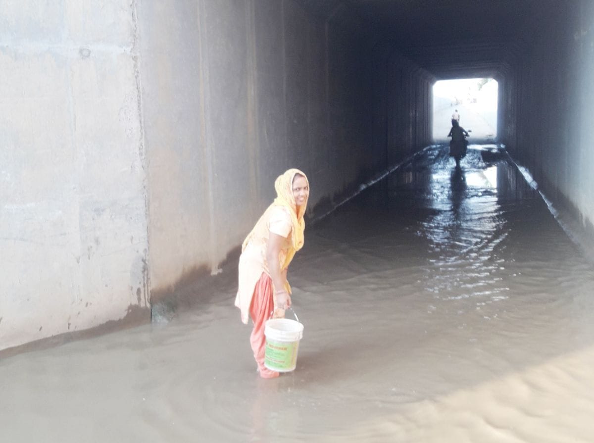 Underbridge built for relief is becoming a disaster