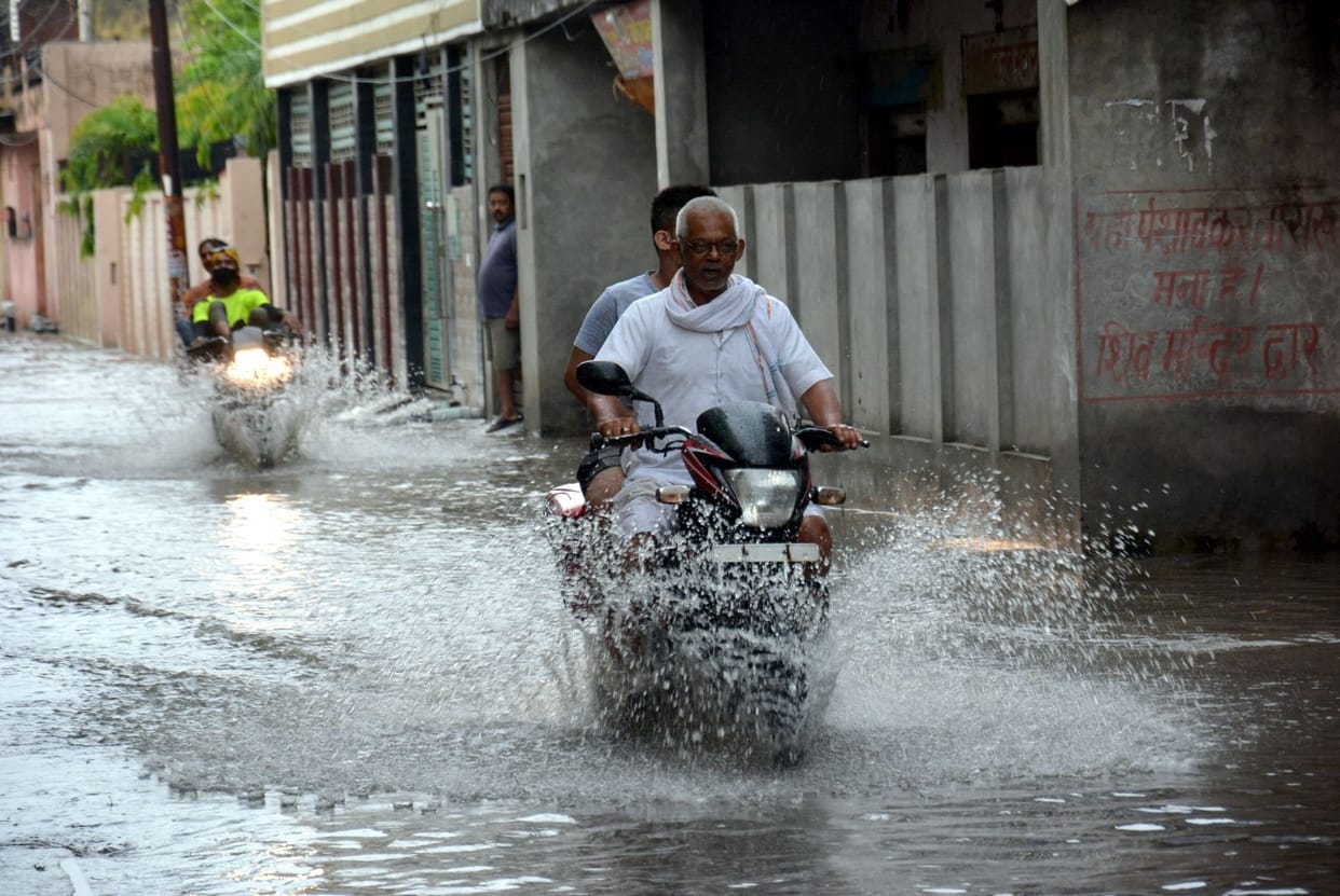 Muzaffarnagar city became a reservoir in three hours of rain