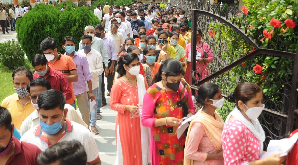 85% of TGT gave the exam, 604 candidates were absent on the second day