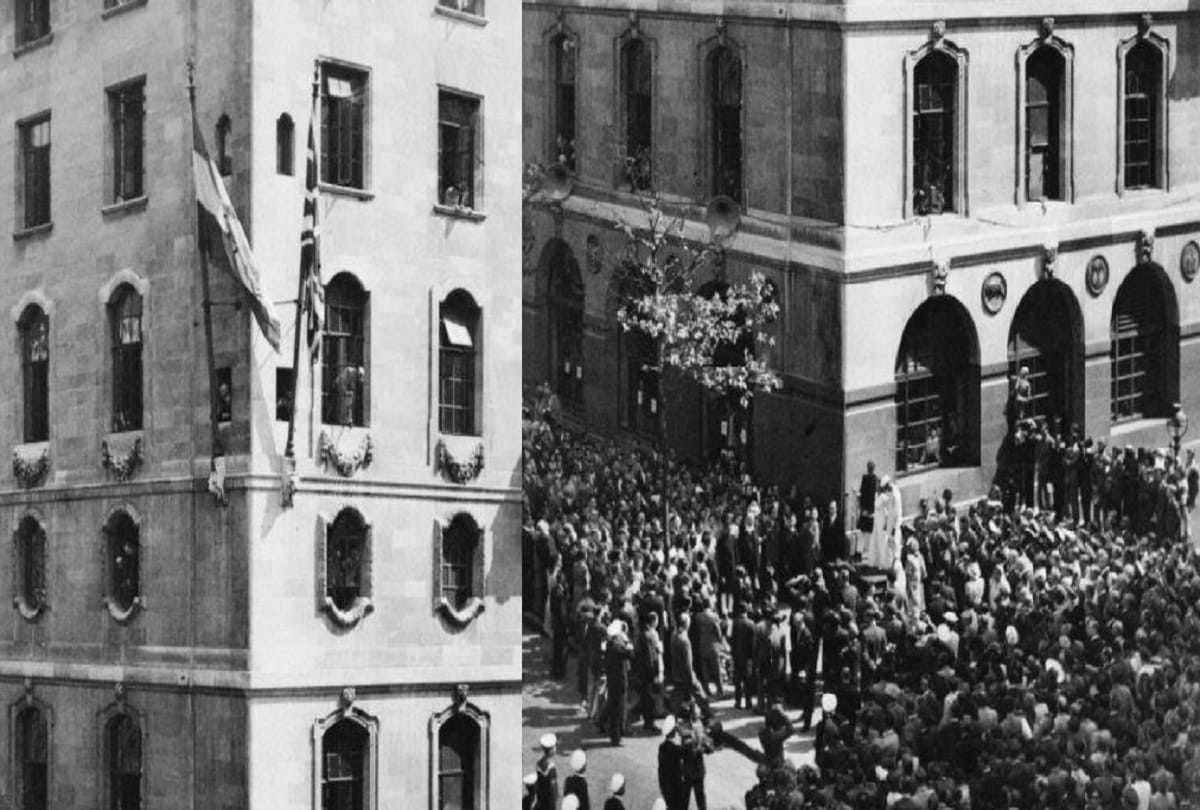 Independence Day 15 august 1947 rare pics of Lord Mountbatten saluting the Indian flag