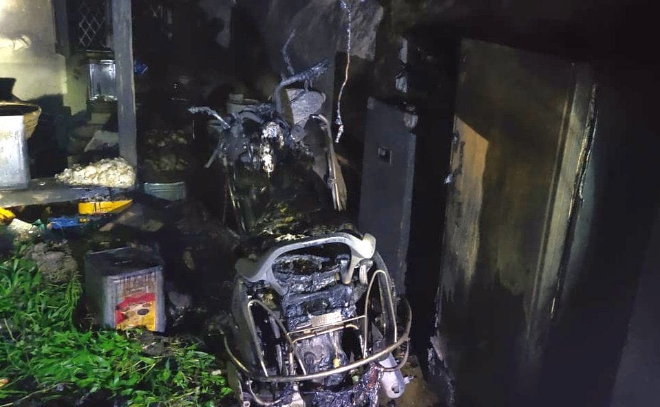 Fire in Shop