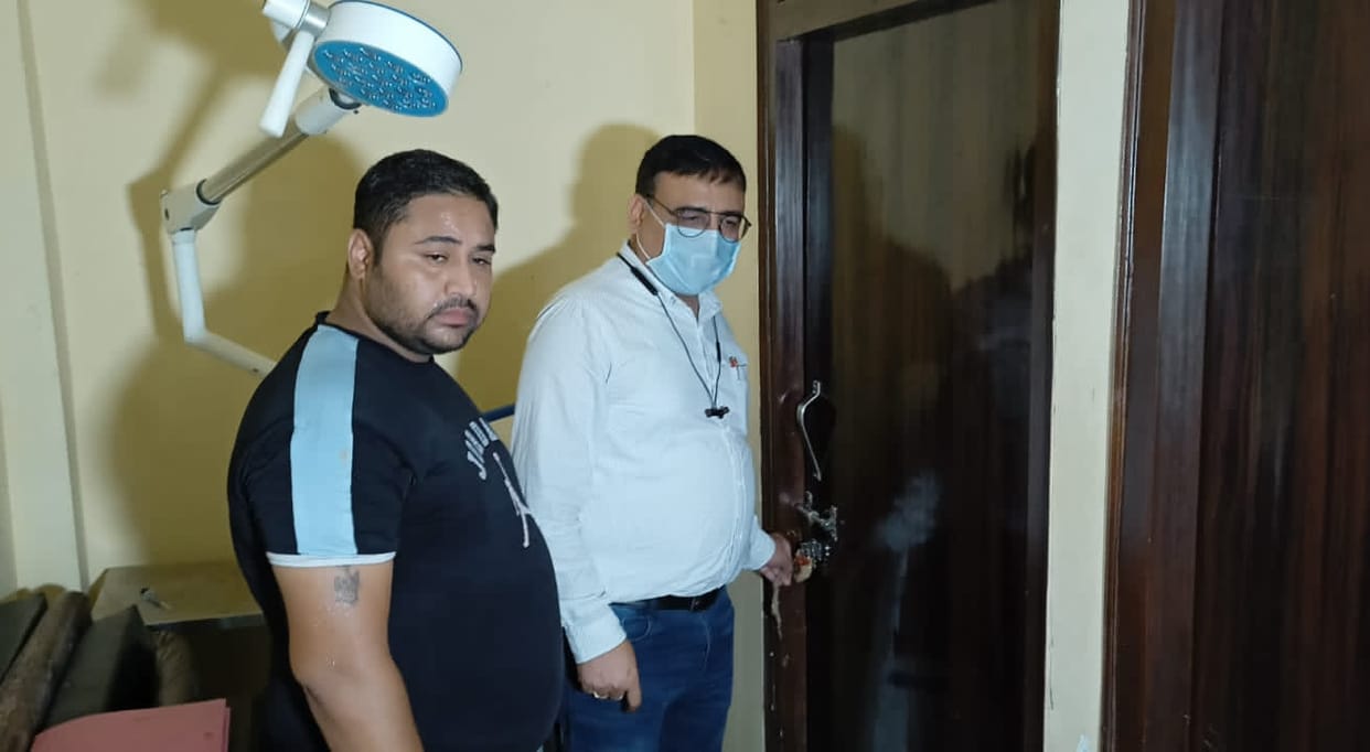 OT seal of private hospital after death of maternity