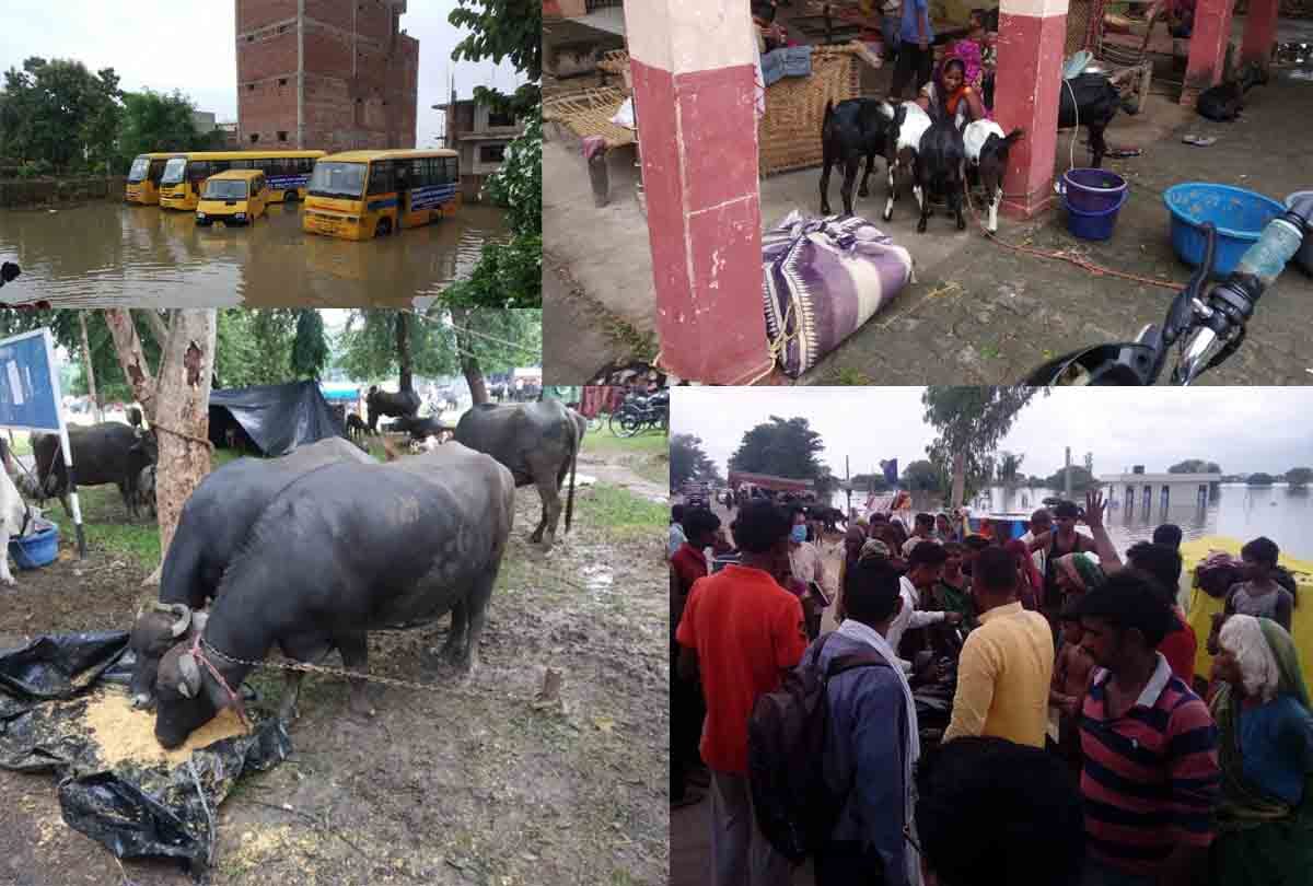 Hamirpur: Villagers accuse Lekhpal of discrimination in the list of flood affected, created a ruckus