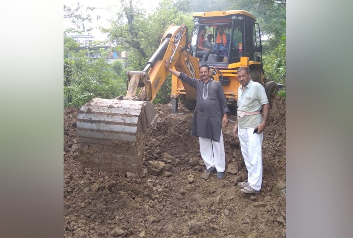 himachal news: exservicemen make road itself in bilaspur himachal pradesh