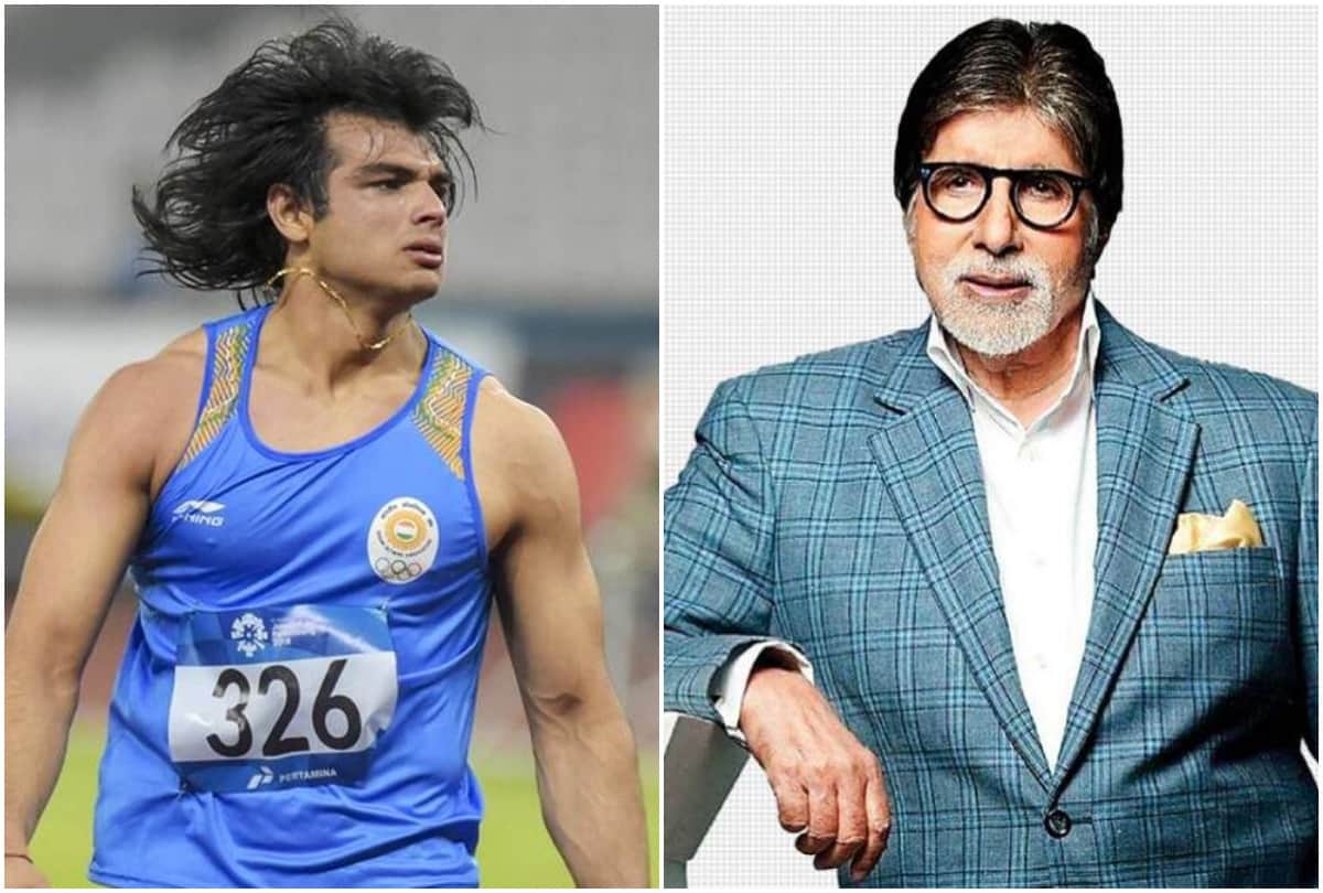 Amitabh Bachchan post on social media sites with gold medal winner Neeraj Chopra get troll