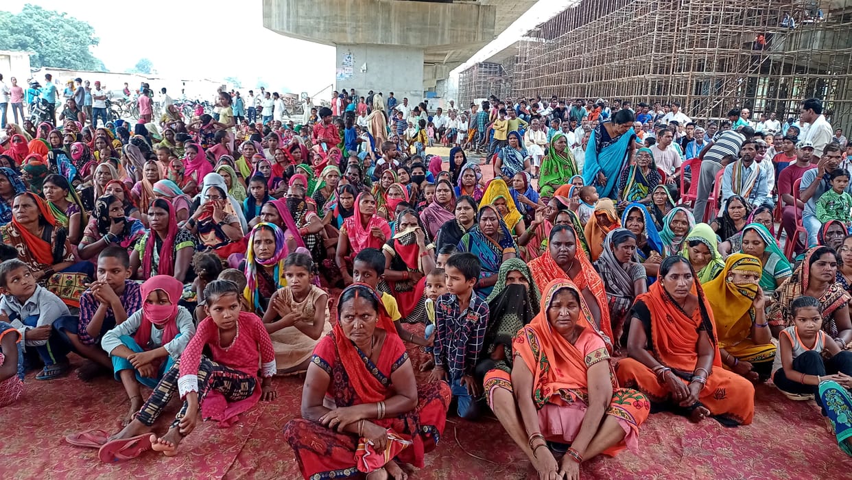 Azad Samaj Party staged a sit-in for the release of the President