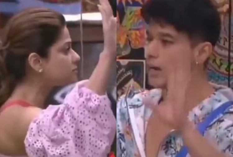 Bigg Boss Ott Shamita Shetty And Divya Agarwal Fight With Pratik