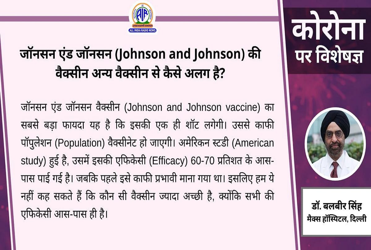 Coronavirus vaccine in India latest update johnson and johnson vaccine covid 19 question answer