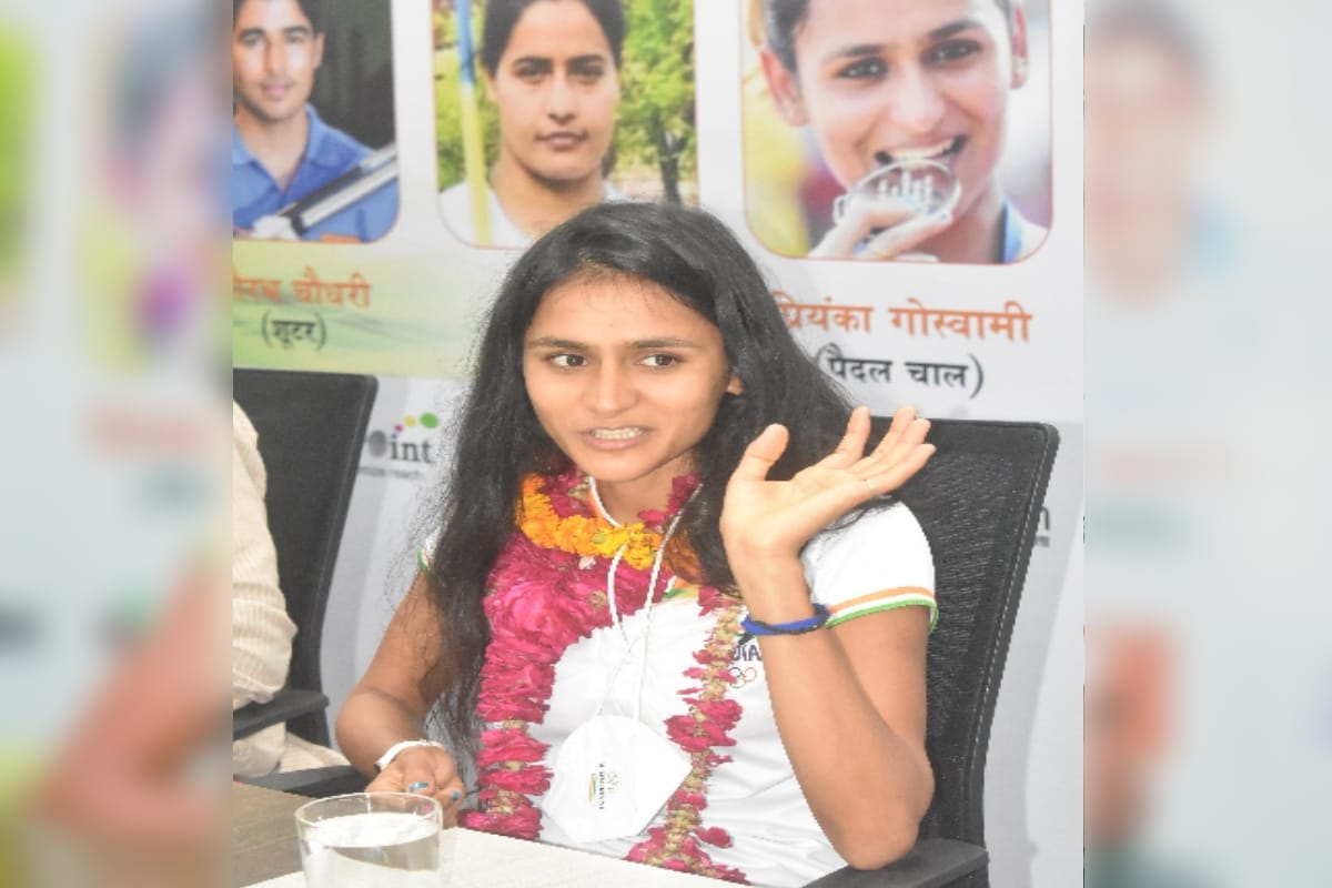 Priyanka Goswami returned from Tokyo Olympics, Says I will give get the medal to Meerut in Paris